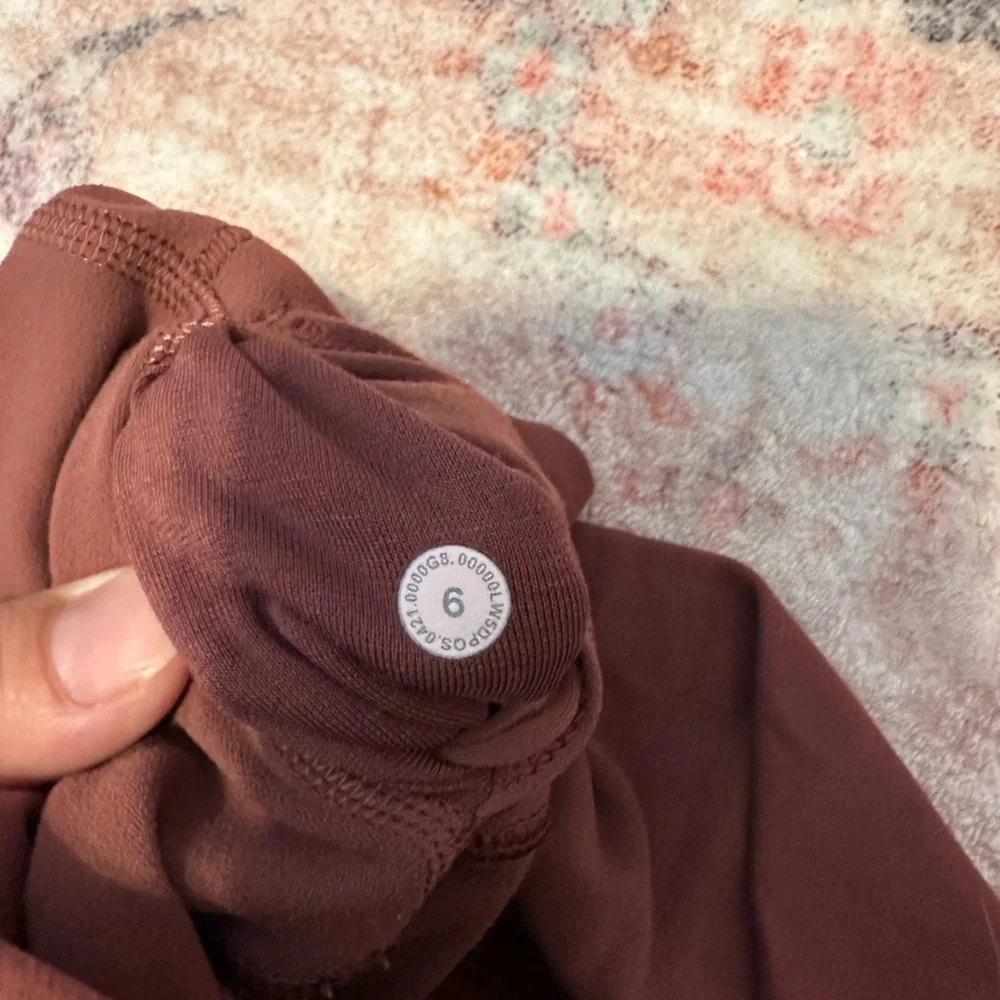 Lululemon Rust Red High-Waisted align Leggings - Picture 7 of 7